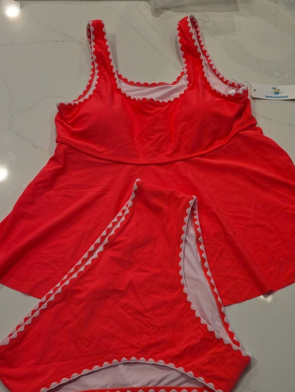 Vibrant Tankini With Matching Bottoms (Tummy Control)